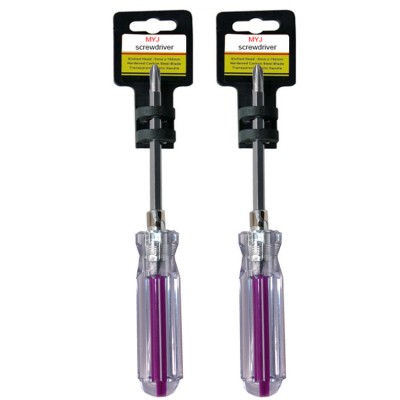 promotion screwdriver handle with two way screw driver bit with logo